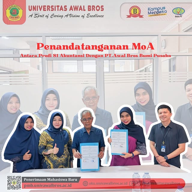 Prodi S1 Akuntansi Universitas Awal Bros Jalin Kerja Sama dengan PT Awal Bros Bumi Pusaka